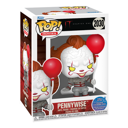 Funko Pop! Movies: IT Chapter One - Pennywise with Balloon (Shelf Sitter) - KOODOO