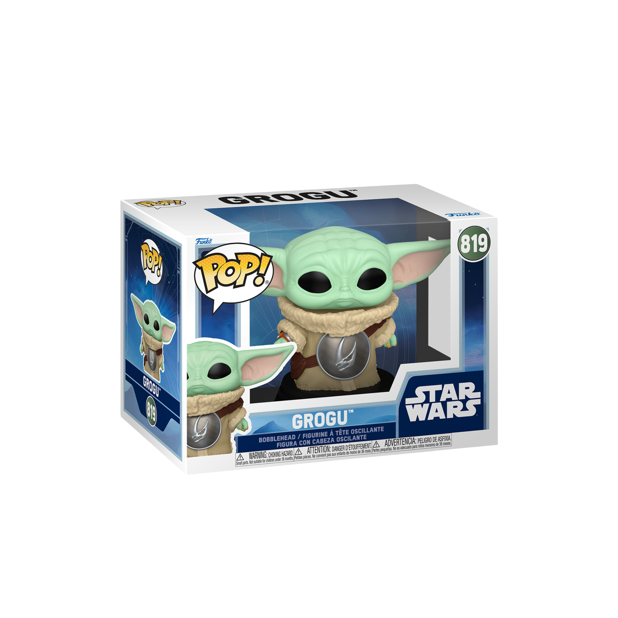 Funko Pop! Star Wars: The Mandalorian and Grogu - Grogu with Mudhorn Chest Armor - KOODOO