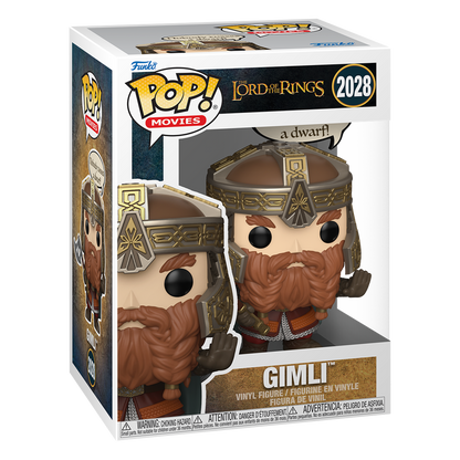Funko Pop! Movies: The Lord of the Rings - Gimli (Nobody Tosses a Dwarf) - KOODOO