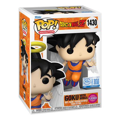 Funko Pop! Animation: Dragon Ball Z - Goku with Wings (Flocked - Special Edition) - KOODOO