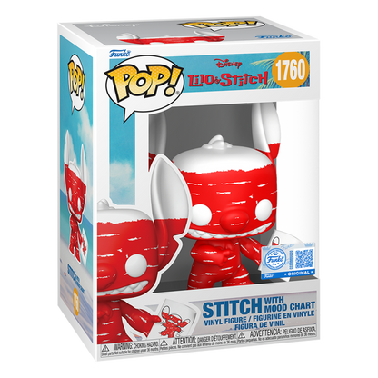 Funko Pop! Disney: Lilo & Stitch - Stitch with Mood Chart (Deco) Badness Level (Special Edition) - KOODOO