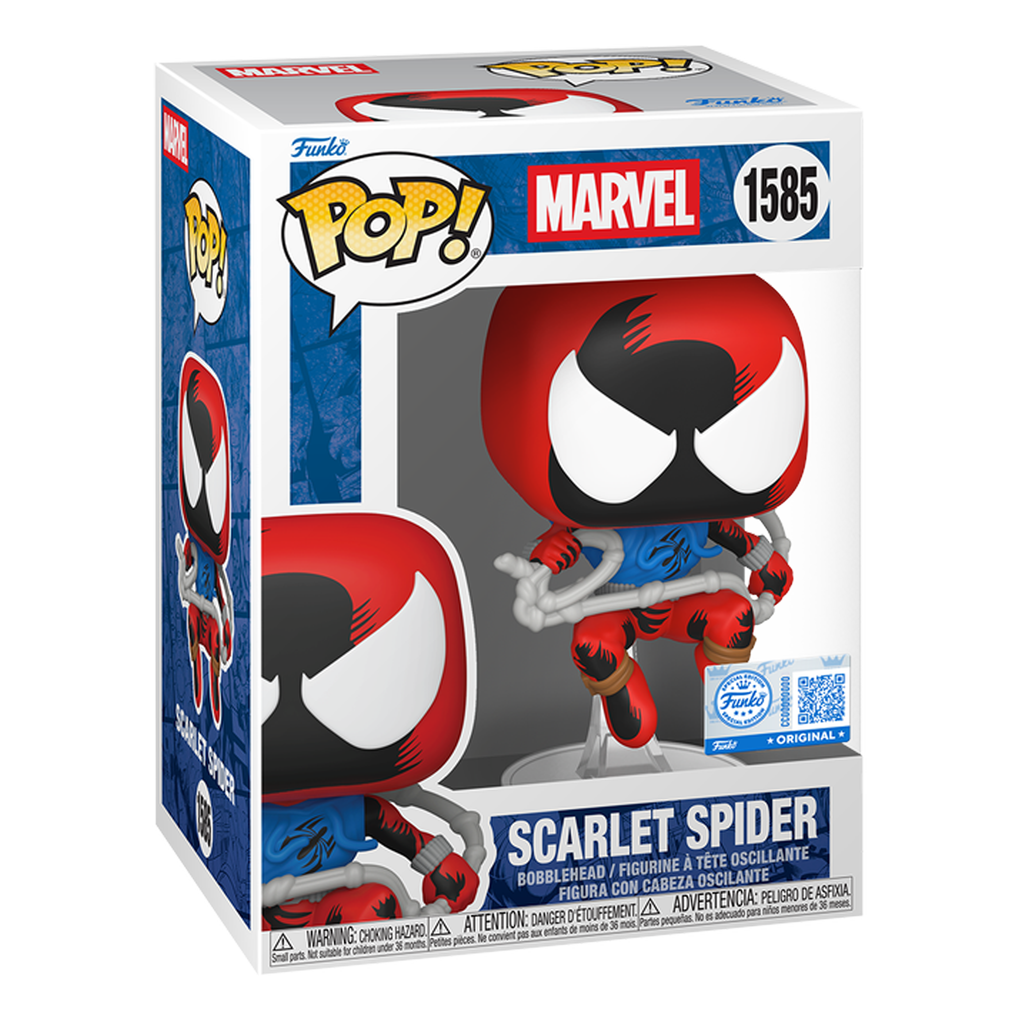 Funko Pop! Marvel: Scarlet Spider (Swinging) (Special Edition) - KOODOO