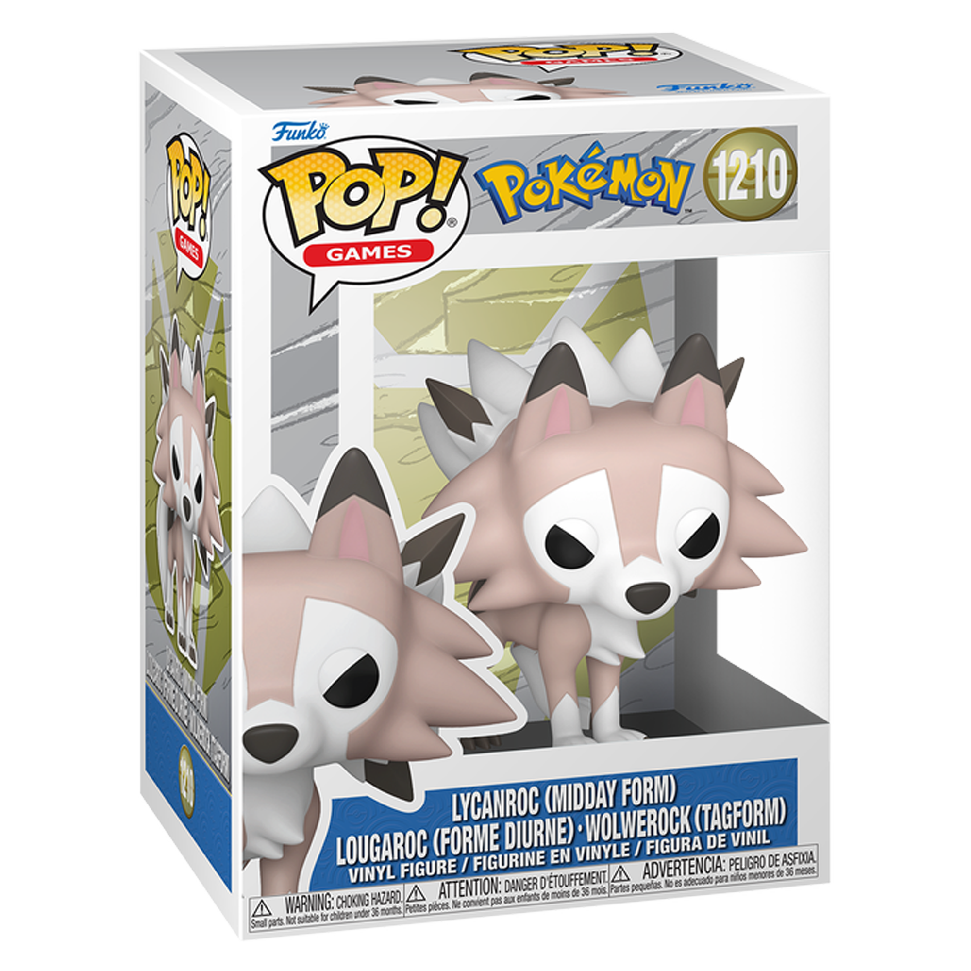 Funko Pop! Games: Pokemon - Lycanroc (Midday Form) - KOODOO