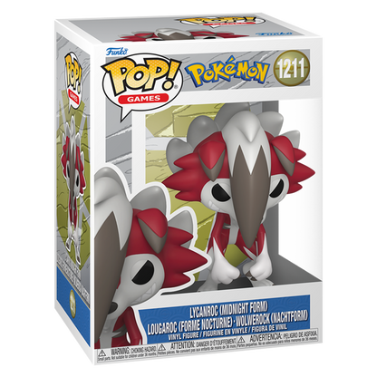 Funko Pop! Games: Pokemon - Lycanroc (Midnight Form) - KOODOO