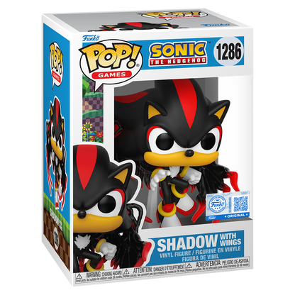 Funko Pop! Games: Sonic the Hedgehog - Shadow with Wings (Special Edition) - KOODOO