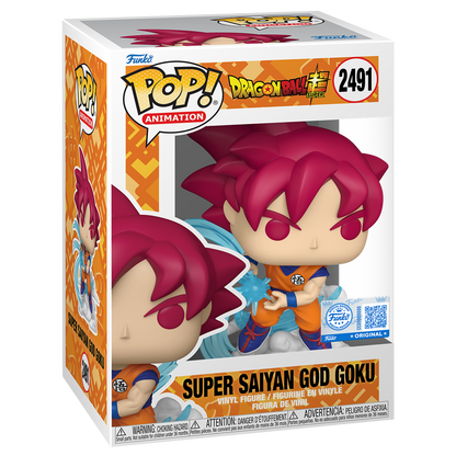 Funko Pop! Animation: Dragon Ball Super - Super Saiyan God Goku (Kamehameha) (Special Edition)