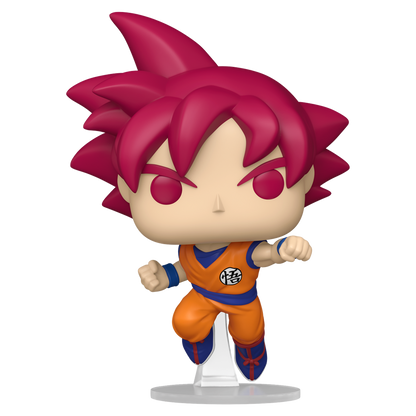 Funko Pop! Animation: Dragon Ball Super - Super Saiyan God Goku (Punching) - KOODOO