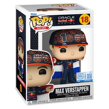 Funko Pop! Racing: Oracle Redbull Racing - Max Verstappen with Dutch Flag (Special Edition) - KOODOO