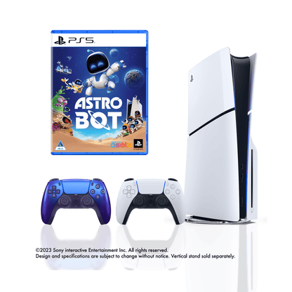 PS5 Slim + Astro Bot (PS5) + PS5 DualSense - Chroma Indigo  - KOODOO