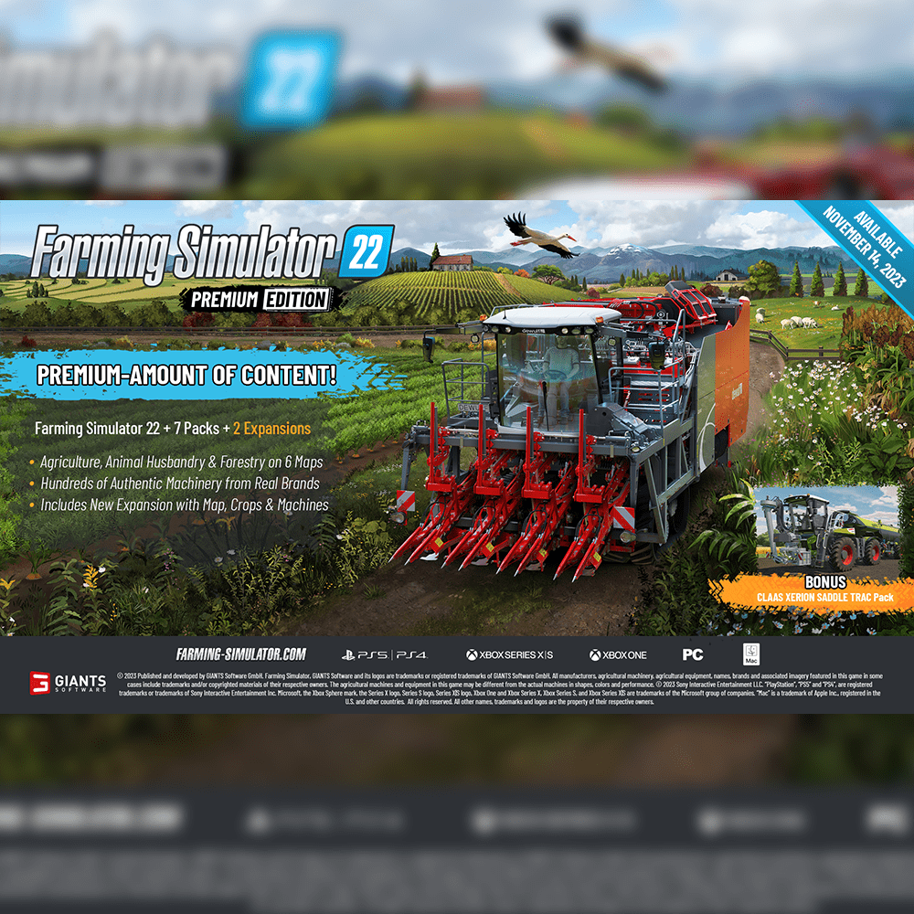 Farming Simulator 22 Premium Edition (PS5) - KOODOO