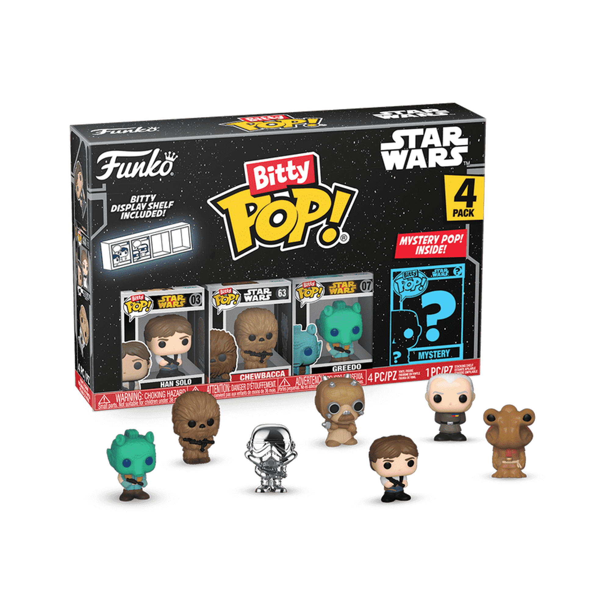 Funko Bitty Pop! Star Wars:  4 Pack - Series 3 - KOODOO