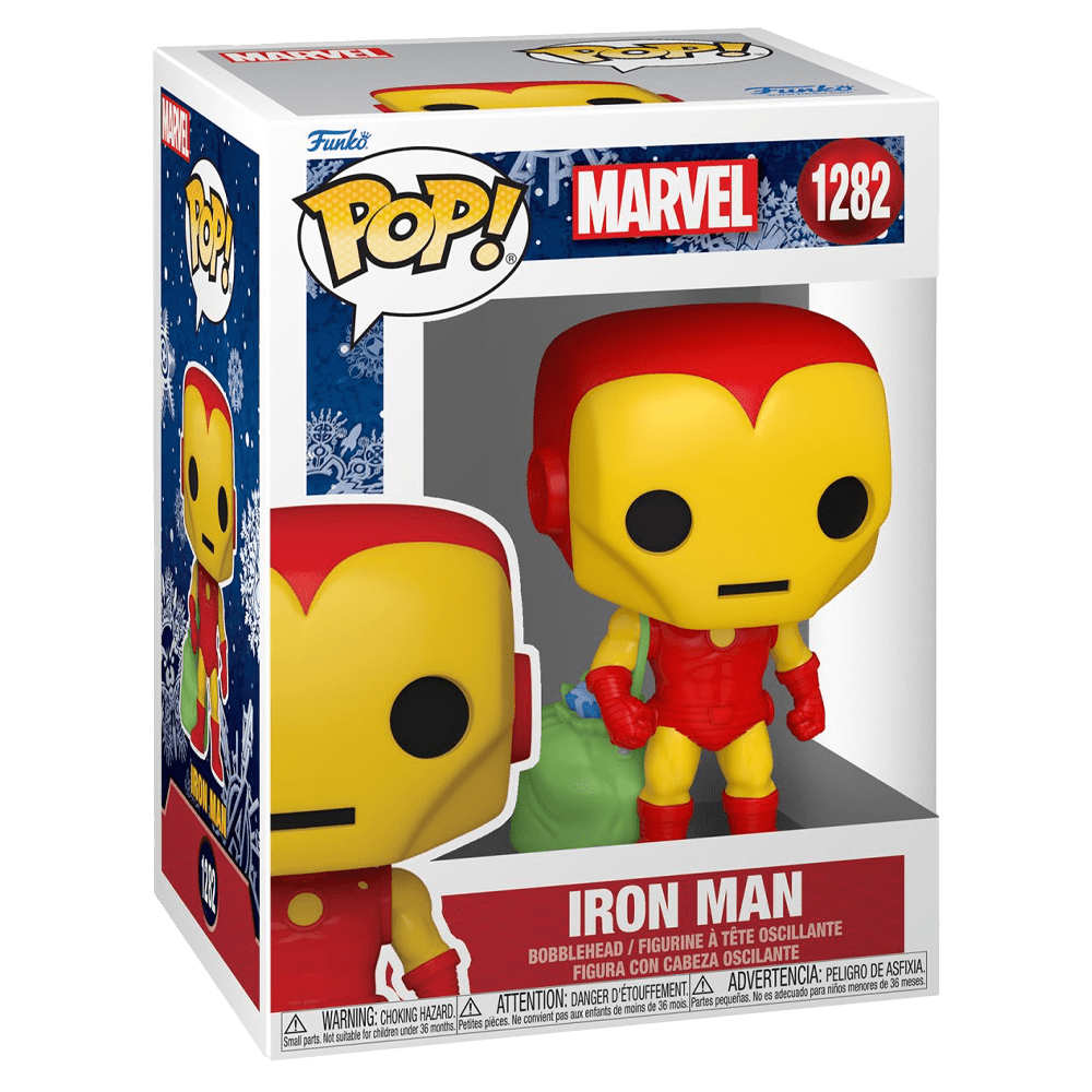 Funko Pop! Marvel: Holiday - Iron Man with Bag - KOODOO