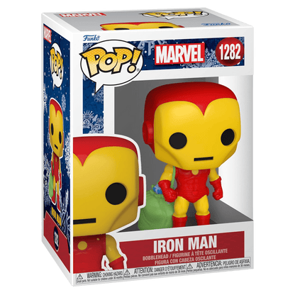 Funko Pop! Marvel: Holiday - Iron Man with Bag - KOODOO