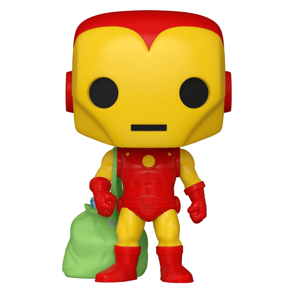 Funko Pop! Marvel: Holiday - Iron Man with Bag - KOODOO