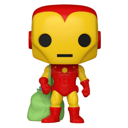 Funko Pop! Marvel: Holiday - Iron Man with Bag - KOODOO