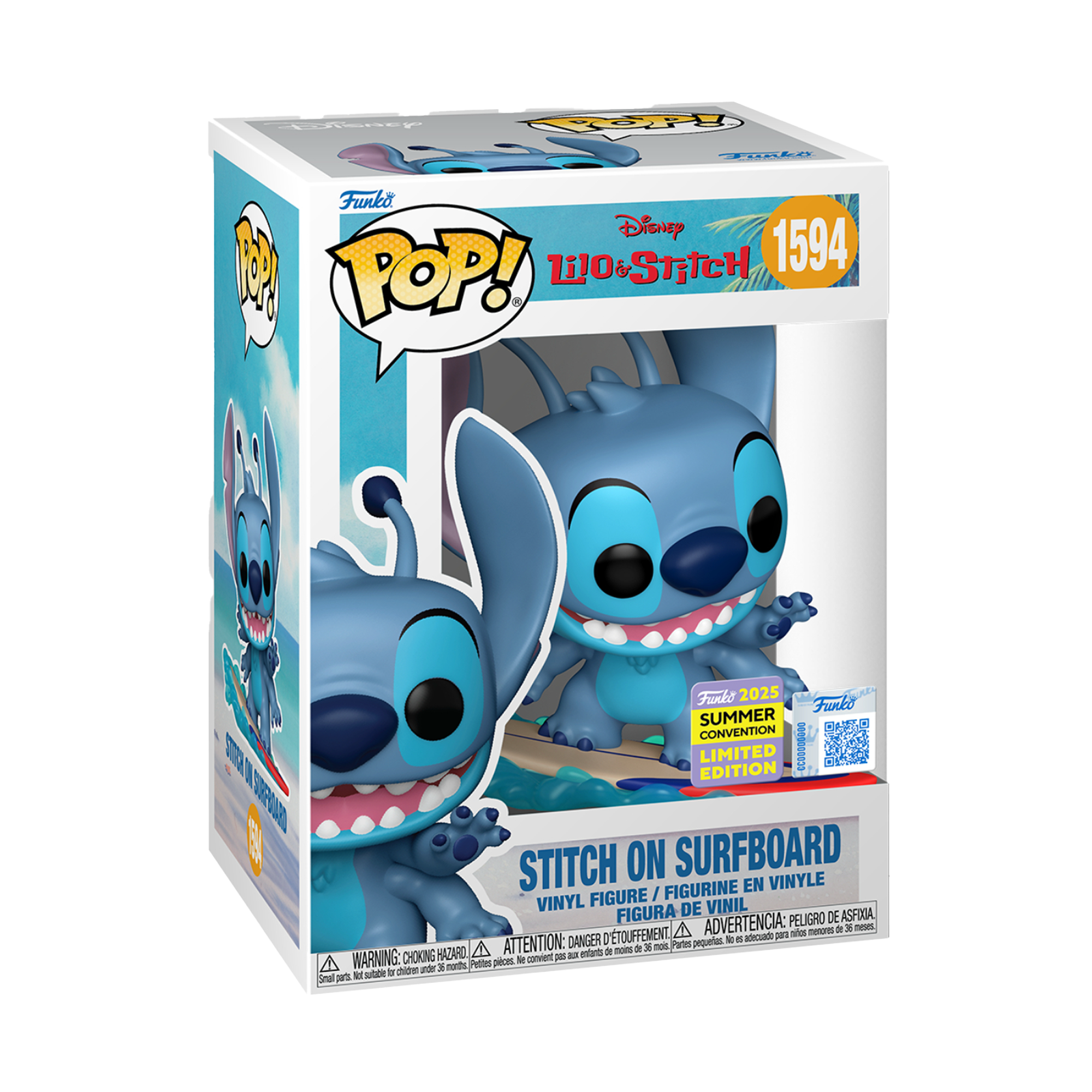 Funko Pop! Lilo & Stitch: Stitch on Surfboard (Limited Edition) - KOODOO