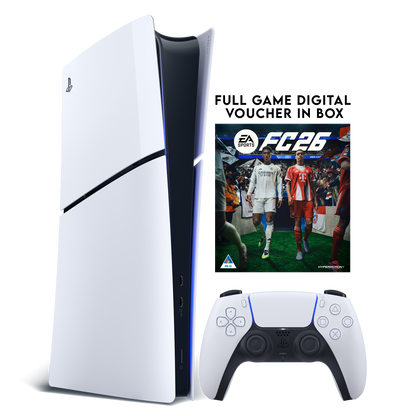 PS5 Slim Digital + EA FC 26 (Voucher) - KOODOO
