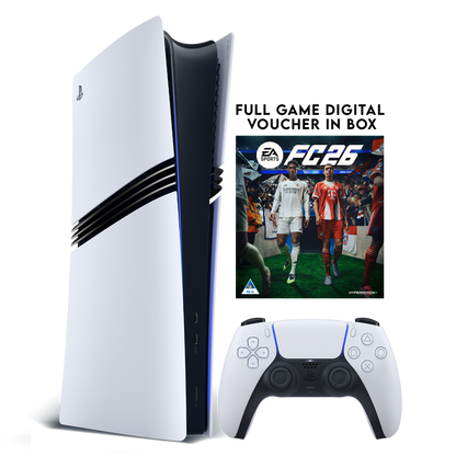 PlayStation 5 Digital Pro Console + EA SPORTS FC 26 (Voucher) - KOODOO