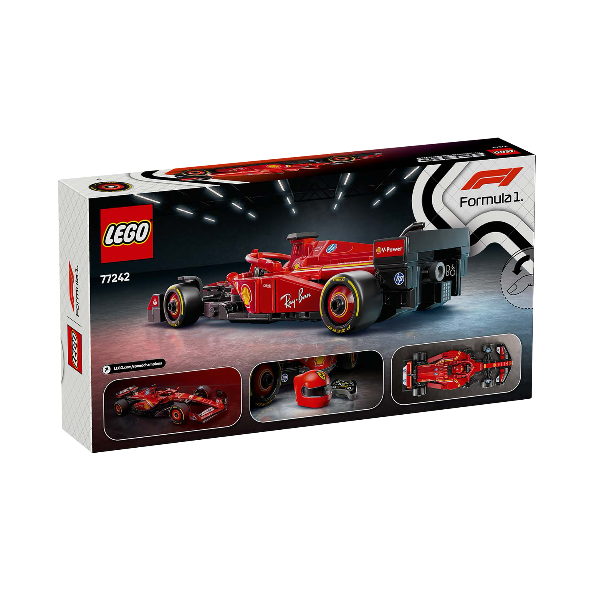 LEGO: Speed Champions Ferrari SF-24 F1 Race Car (77242) - KOODOO