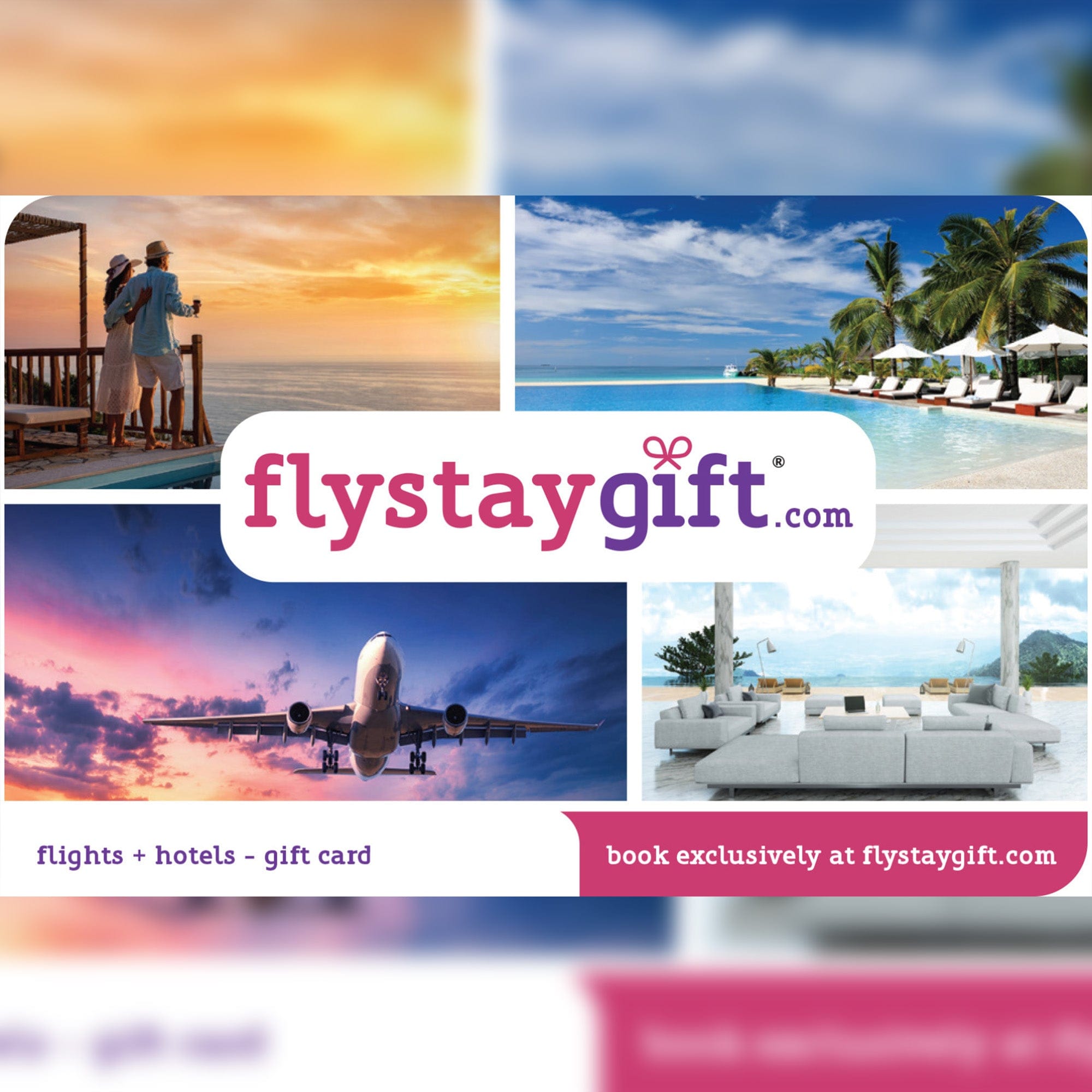 FlyStay Gift R 500 - R 5000 Digital code will be emailed - KOODOO