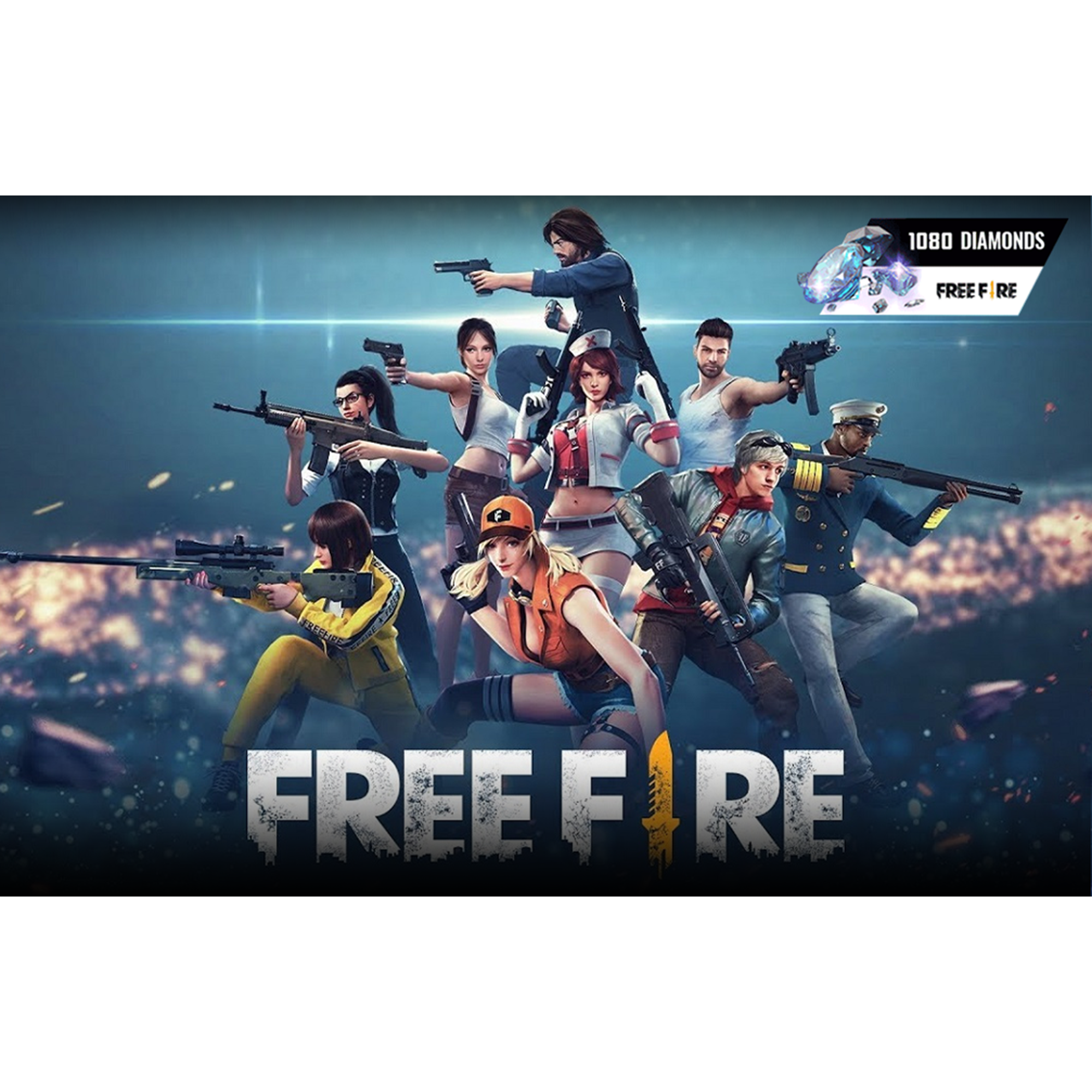 Free Fire Diamonds 210 - 2200 - Digital code will be emailed