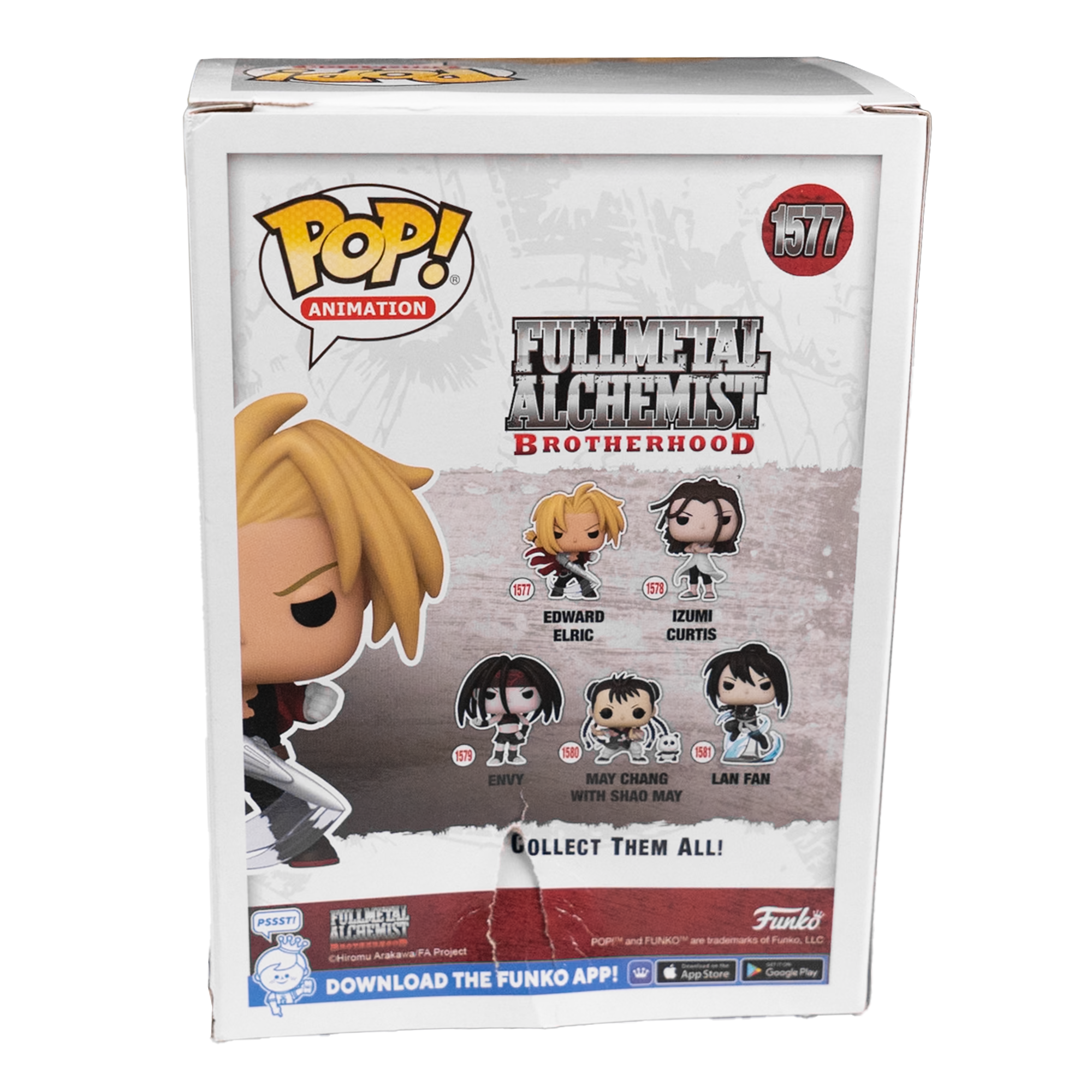 Funko Pop! Animation Fullmetal Alchemist Brotherhood - Edward Elric - CODE RED Markdowns - KOODOO