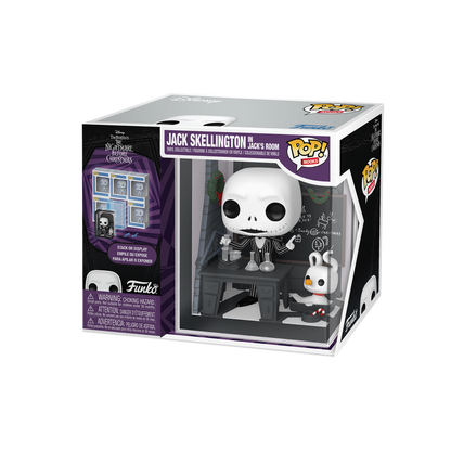 Funko Pop! Nooks: Disney Tim Burton’s The Nightmare Before Christmas - Jack Skellington in Jack’s Room - KOODOO