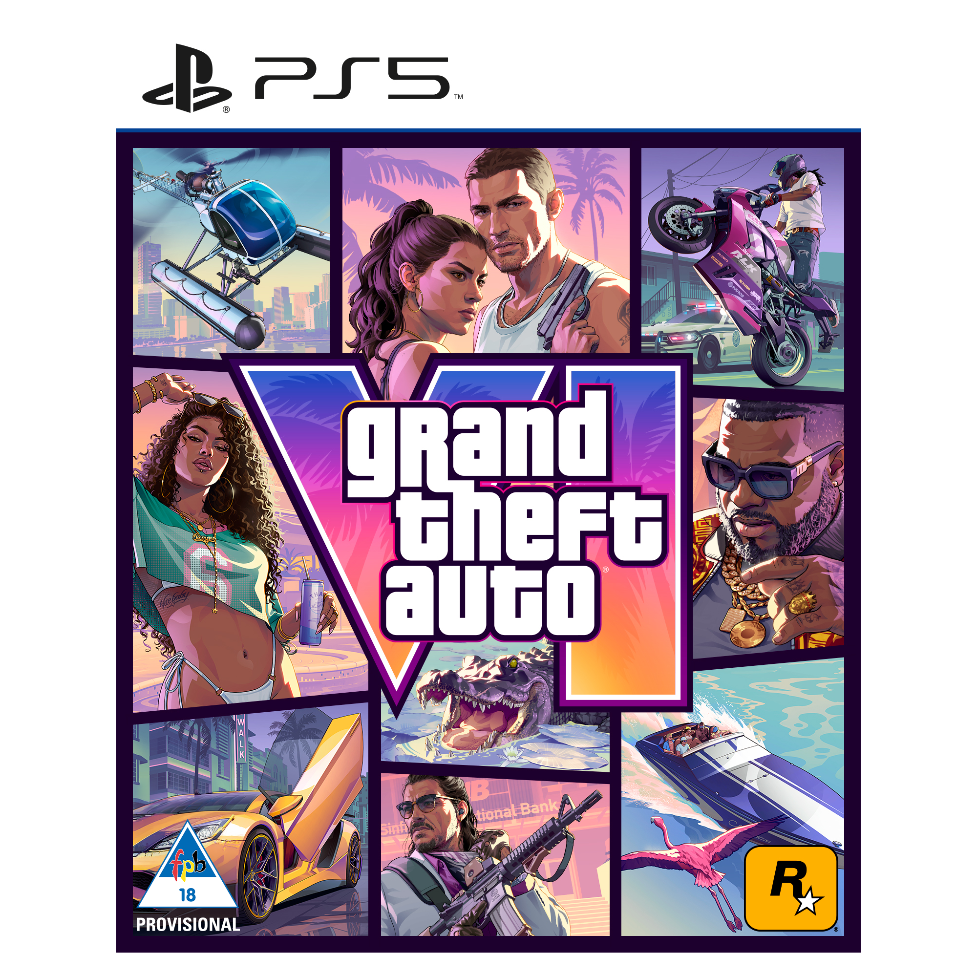 Grand Theft Auto VI (PS5) - Code in Box - KOODOO