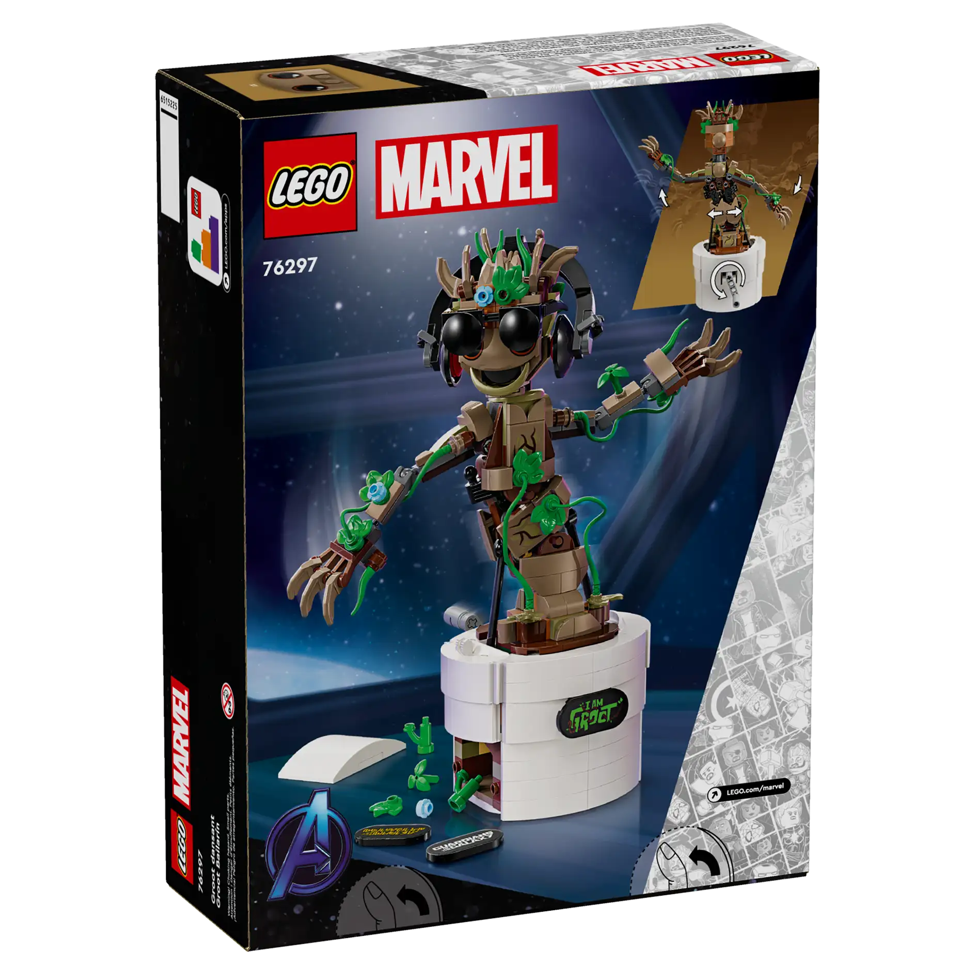 LEGO: Marvel - Guardians of the Galaxy - Dancing Groot (76297) - KOODOO