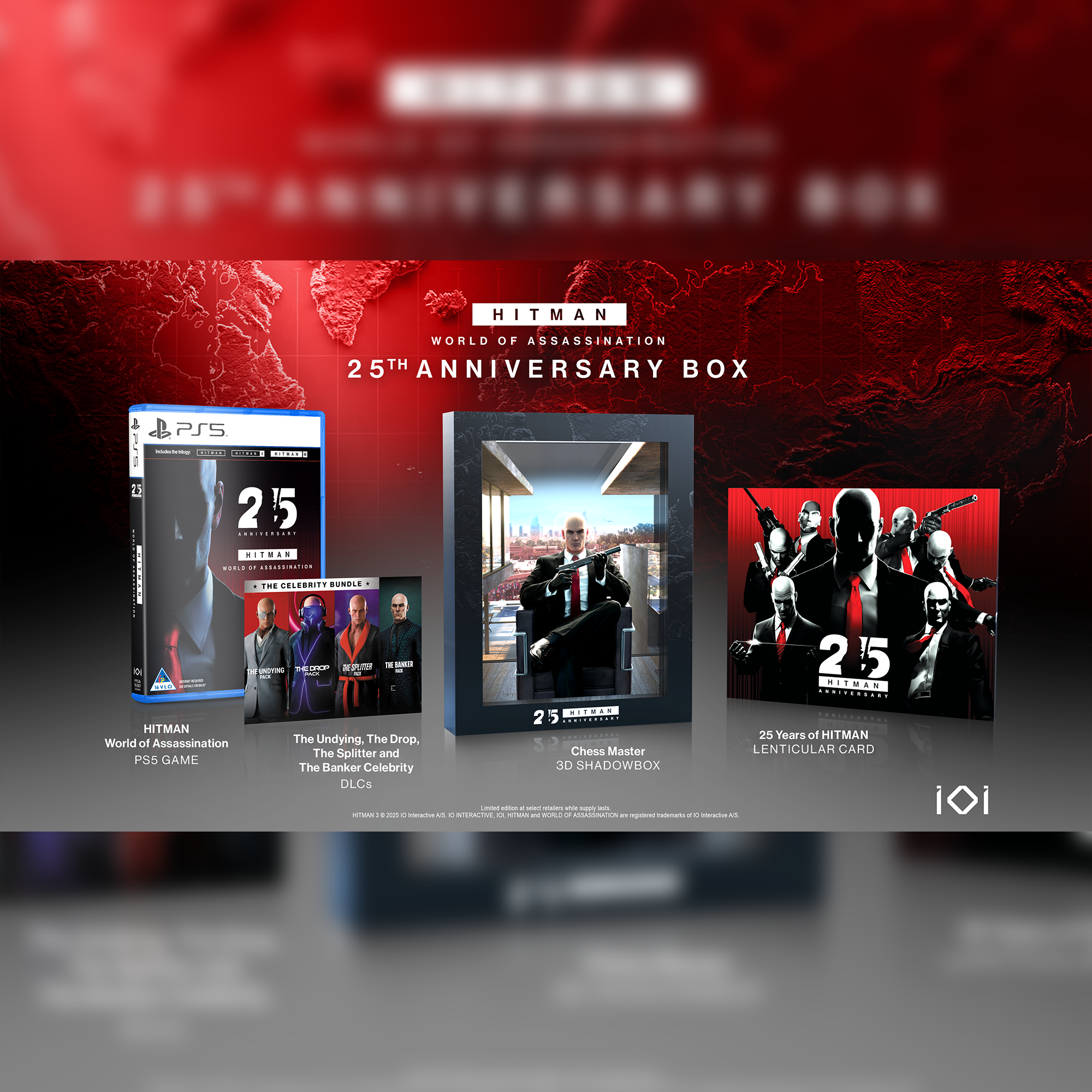 HITMAN World of Assassination 25th Anniversary Box (PS5) - KOODOO