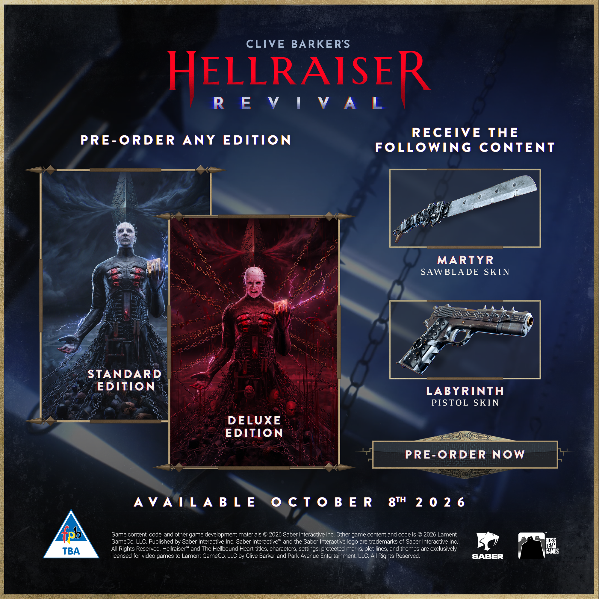 Clive Barker's Hellraiser Revival (PS5)