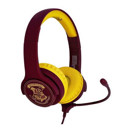 Harry Potter Hogwarts Crest Kids Interactive Headphones - KOODOO