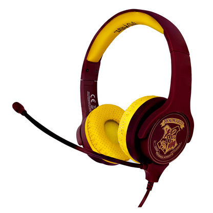 Harry Potter Hogwarts Crest Kids Interactive Headphones - KOODOO