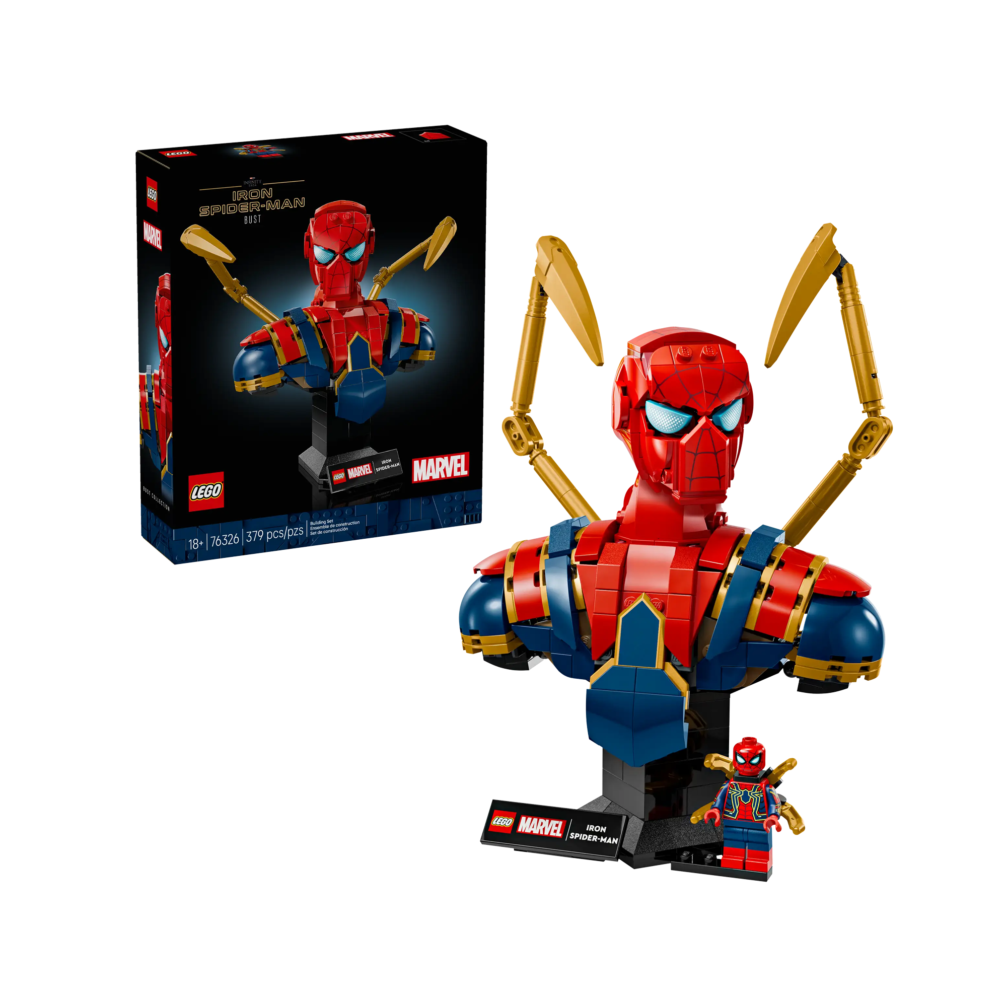 LEGO: Marvel Iron Spider-Man Bust - KOODOO