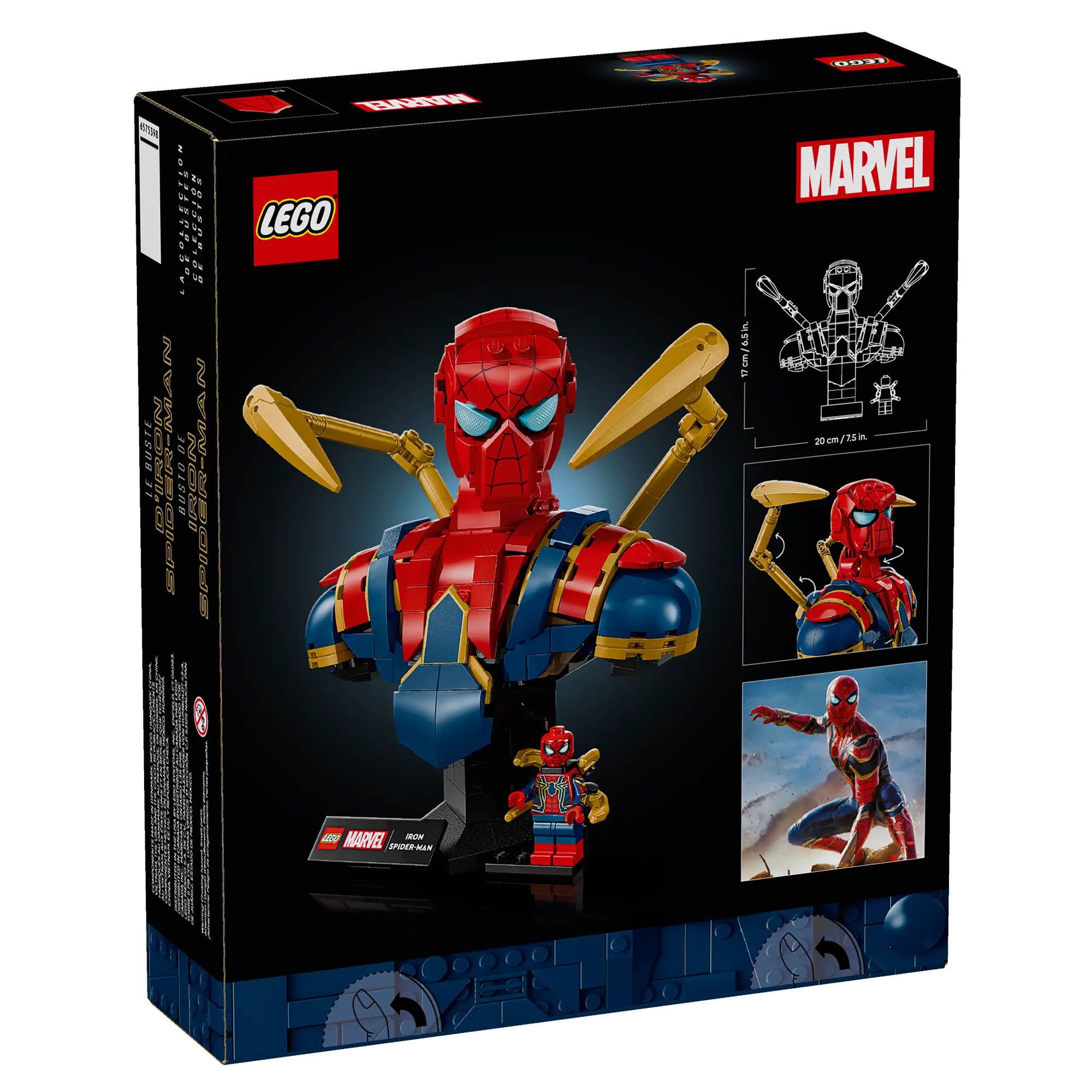 LEGO: Marvel Iron Spider-Man Bust - KOODOO