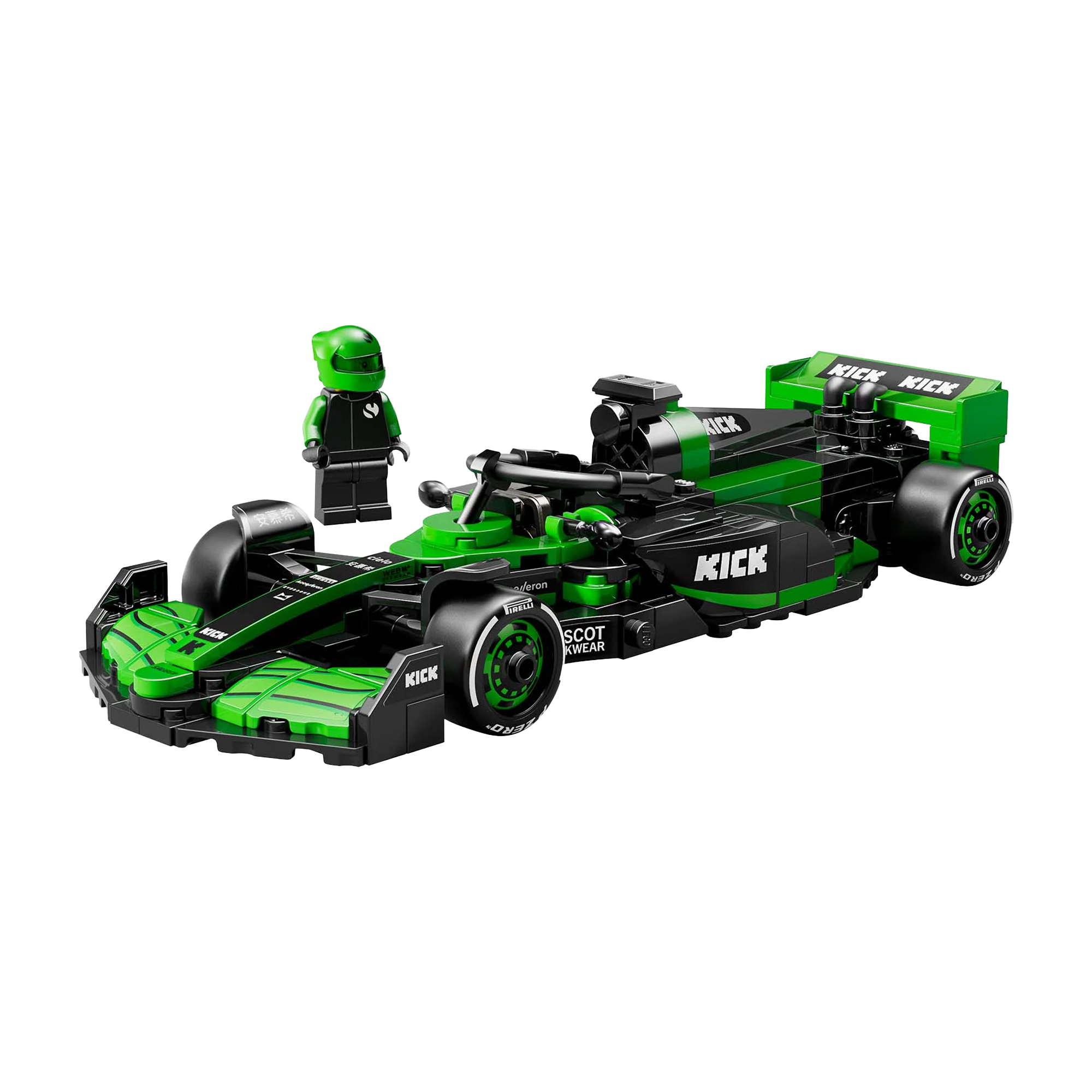 LEGO: Speed Champions KICK Sauber F1 Team C44 Race Car (77247) - KOODOO