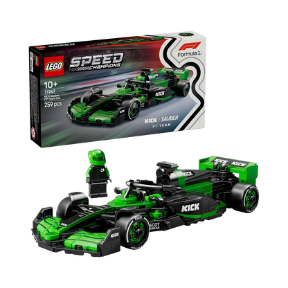 LEGO: Speed Champions KICK Sauber F1 Team C44 Race Car (77247) - KOODOO