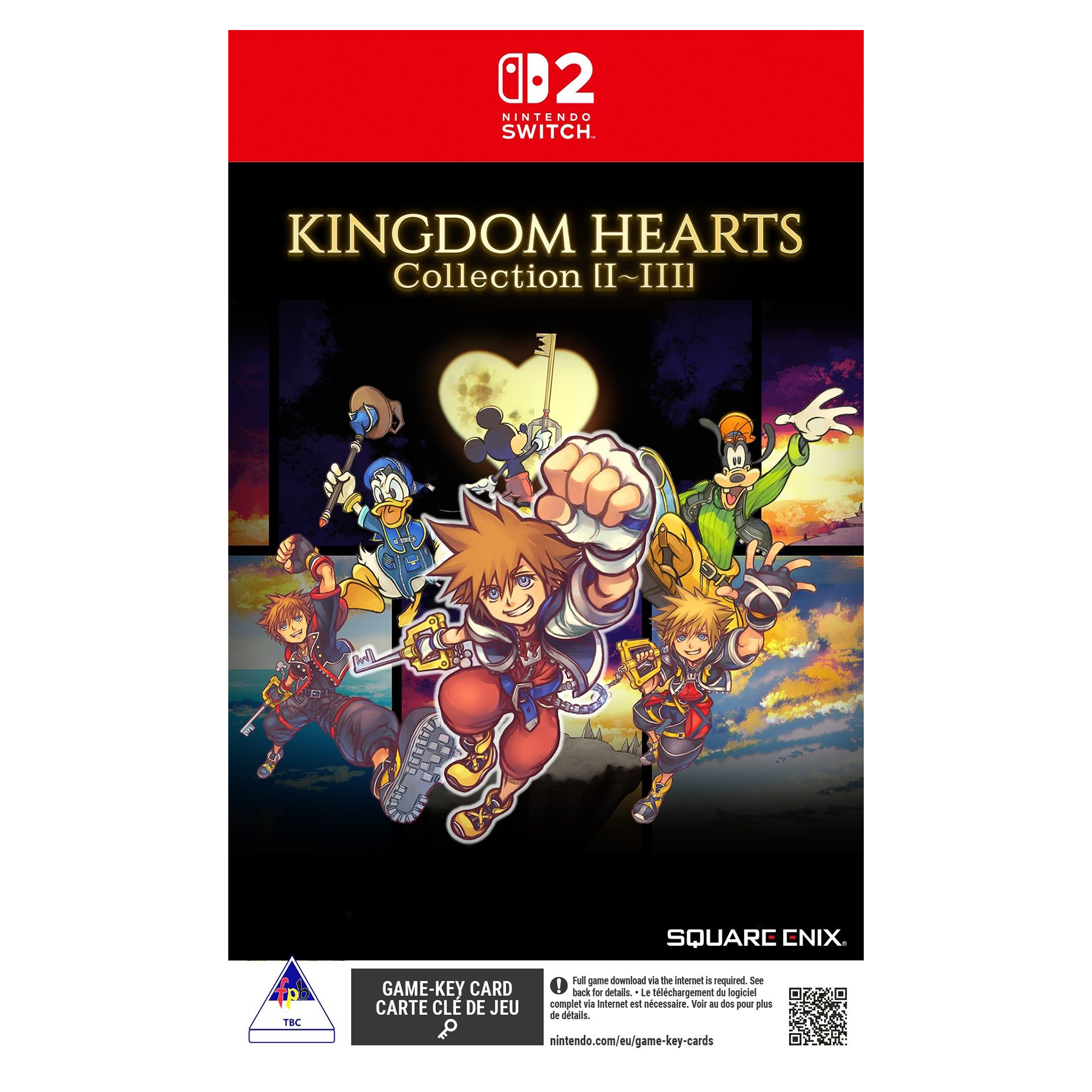 Kingdom Hearts Collection I-III (NS2) - Game-Key Card - KOODOO
