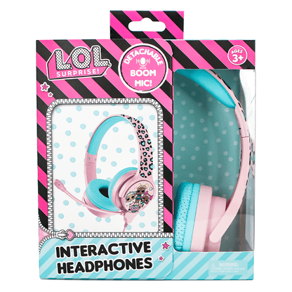 L.O.L. Surprise! Let's Dance! Pink Kids Interactive Headphones - KOODOO