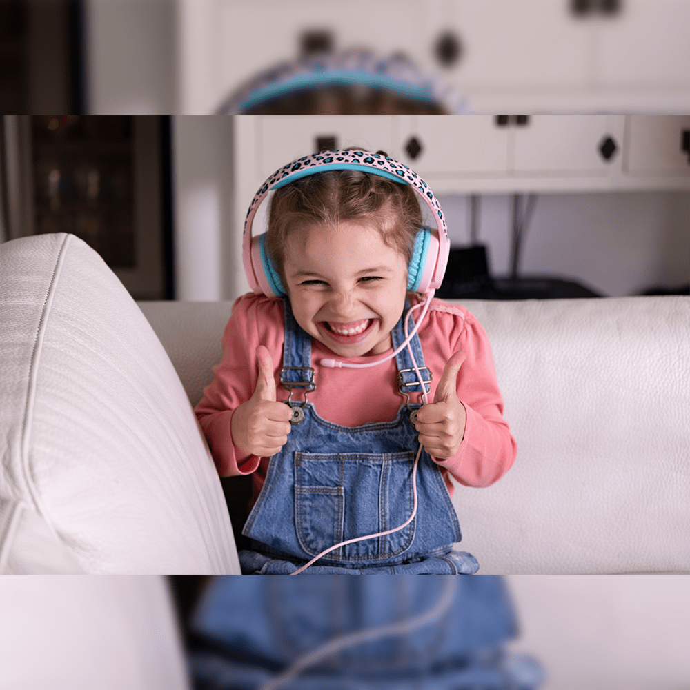 L.O.L. Surprise! Let's Dance! Pink Kids Interactive Headphones - KOODOO