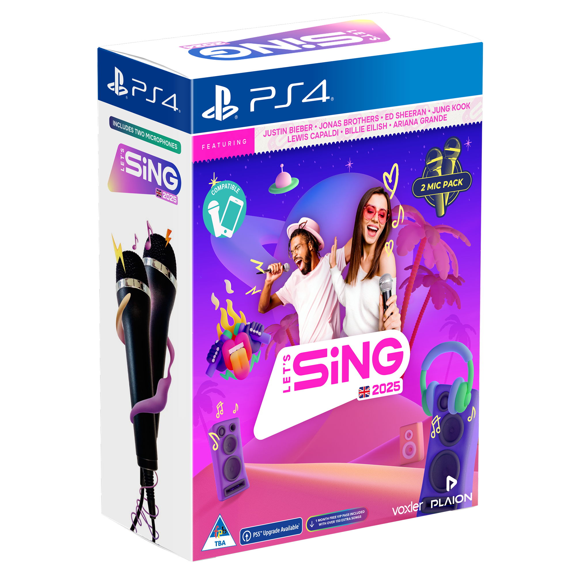 Let's Sing 2025 + 2 MIC'S (PS4) - KOODOO