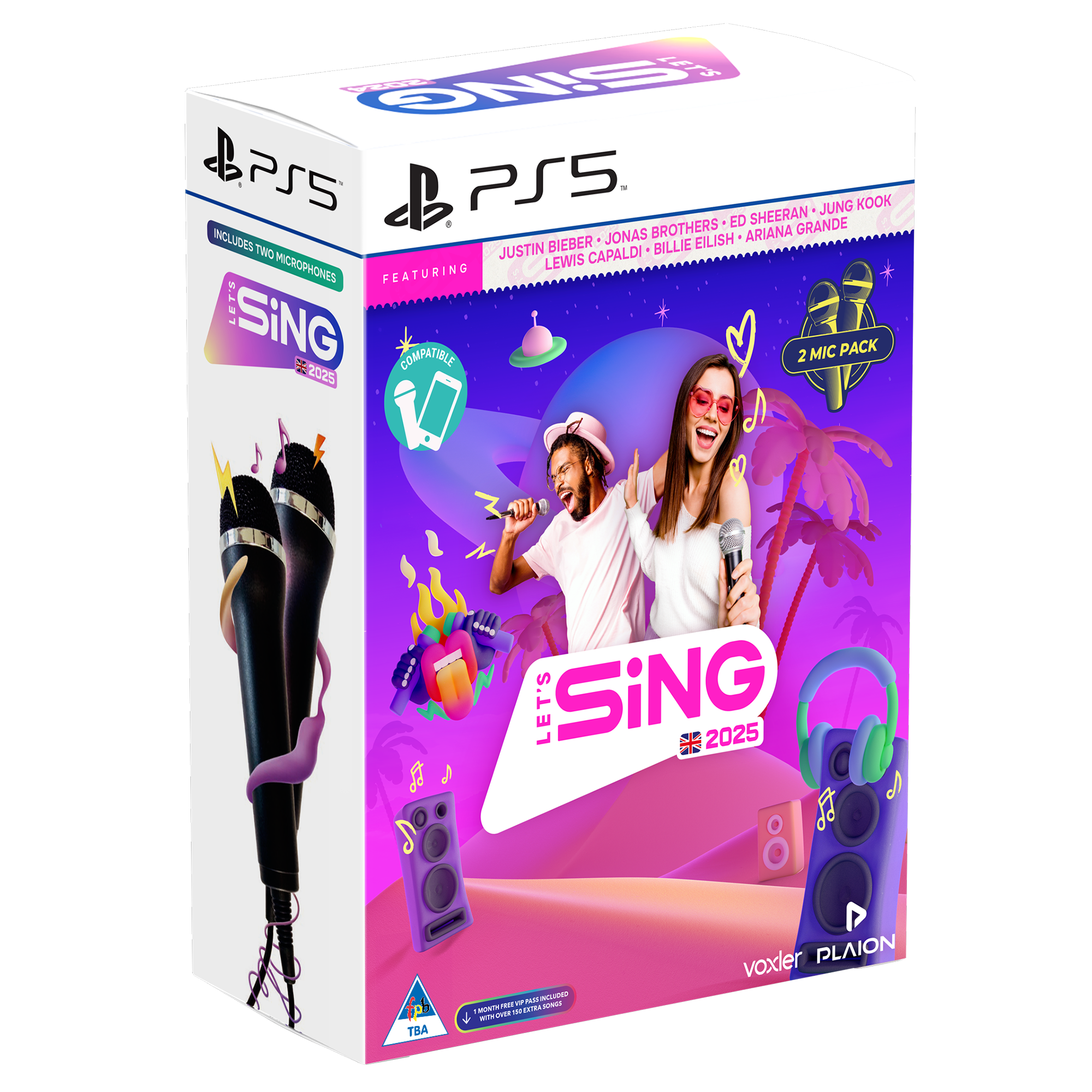 Let's Sing 2025 + 2 MIC'S (PS5) - KOODOO