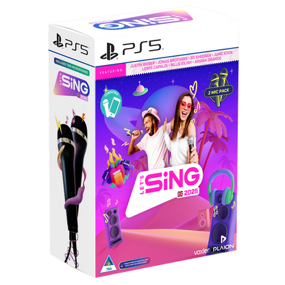 Let's Sing 2025 + 2 MIC'S (PS5) - KOODOO