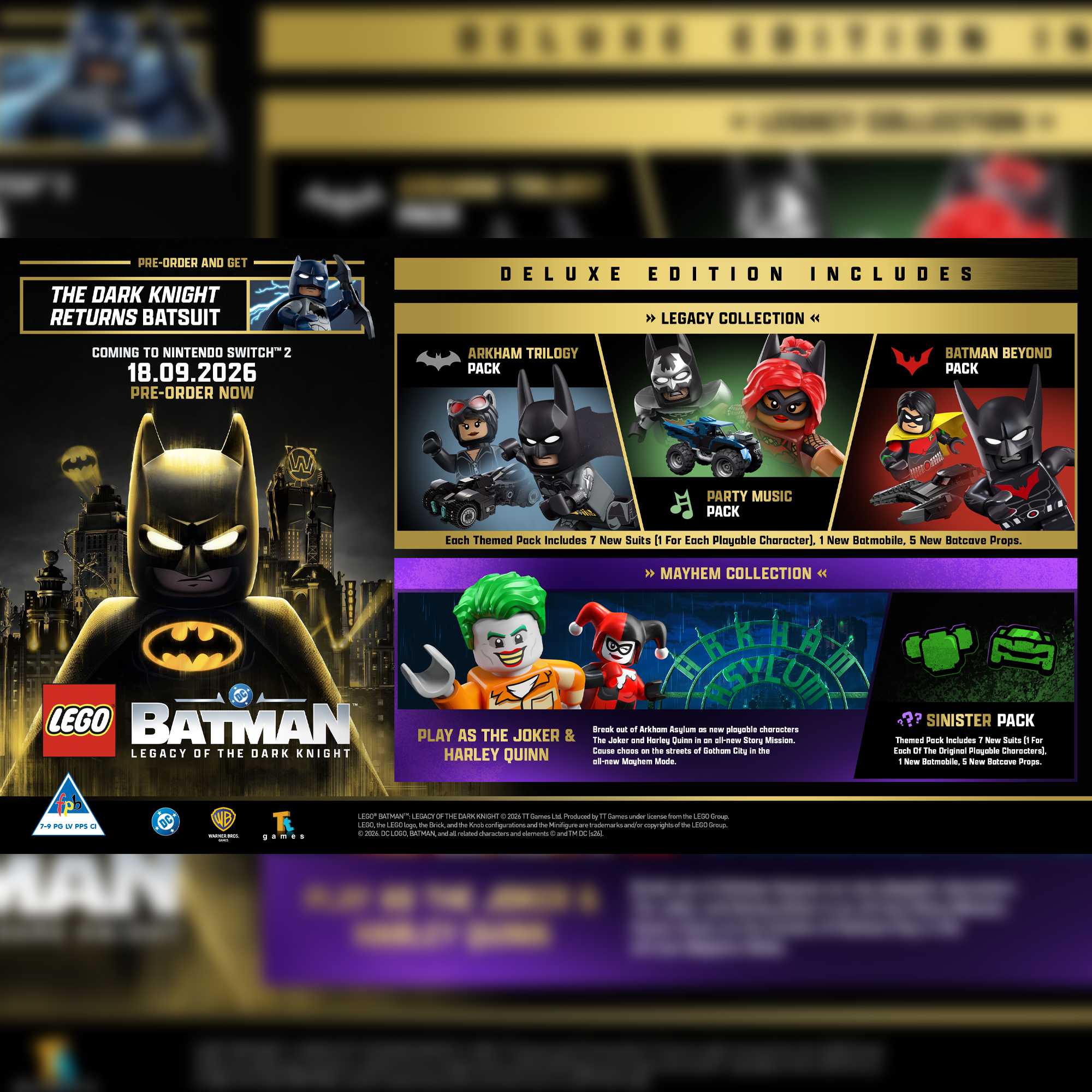 LEGO Batman: Legacy of the Dark Knight Deluxe Edition (NS2) - KOODOO