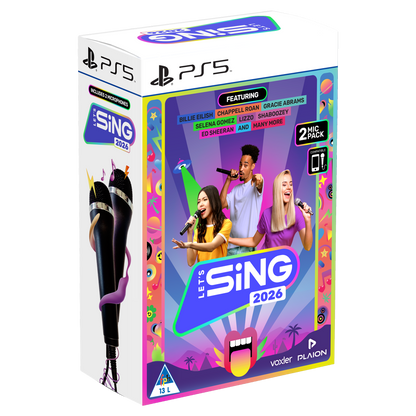 Let's Sing 2026 (PS5) + 2 Mics - KOODOO