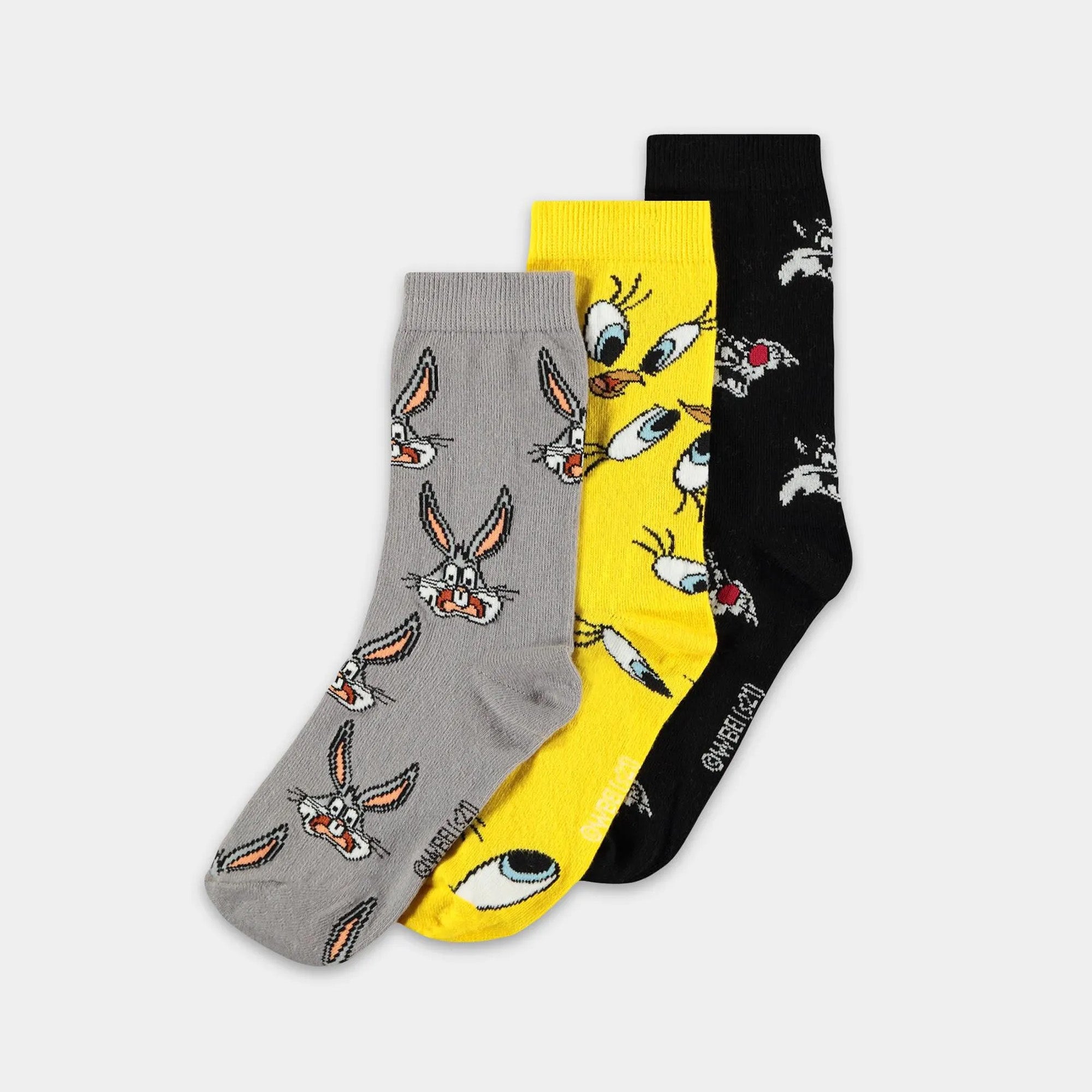 Warner - Looney Tunes - Crew Socks (3Pack) - KOODOO