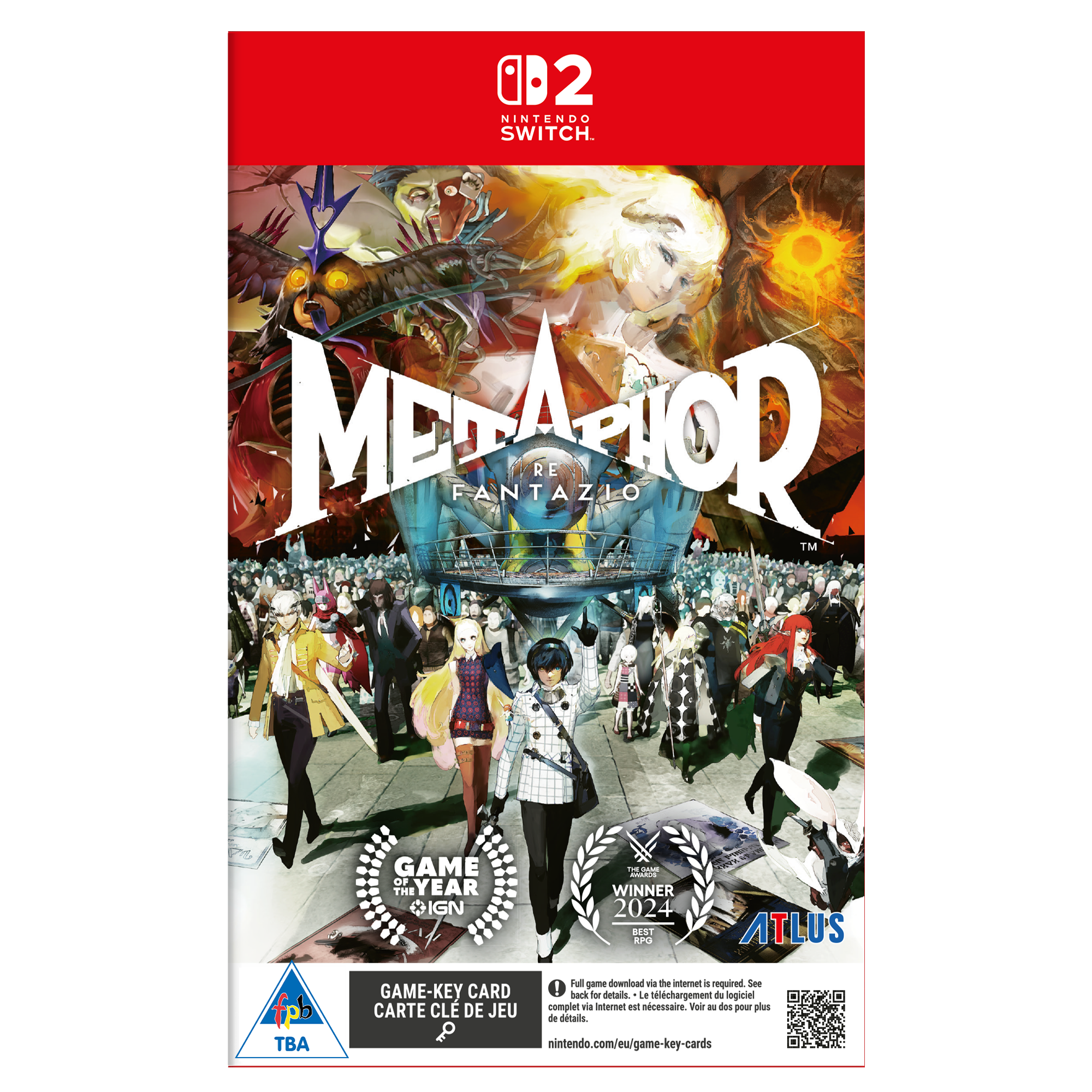 Metaphor: Refantazio Steelbook (NS2) - Game Key Card - KOODOO