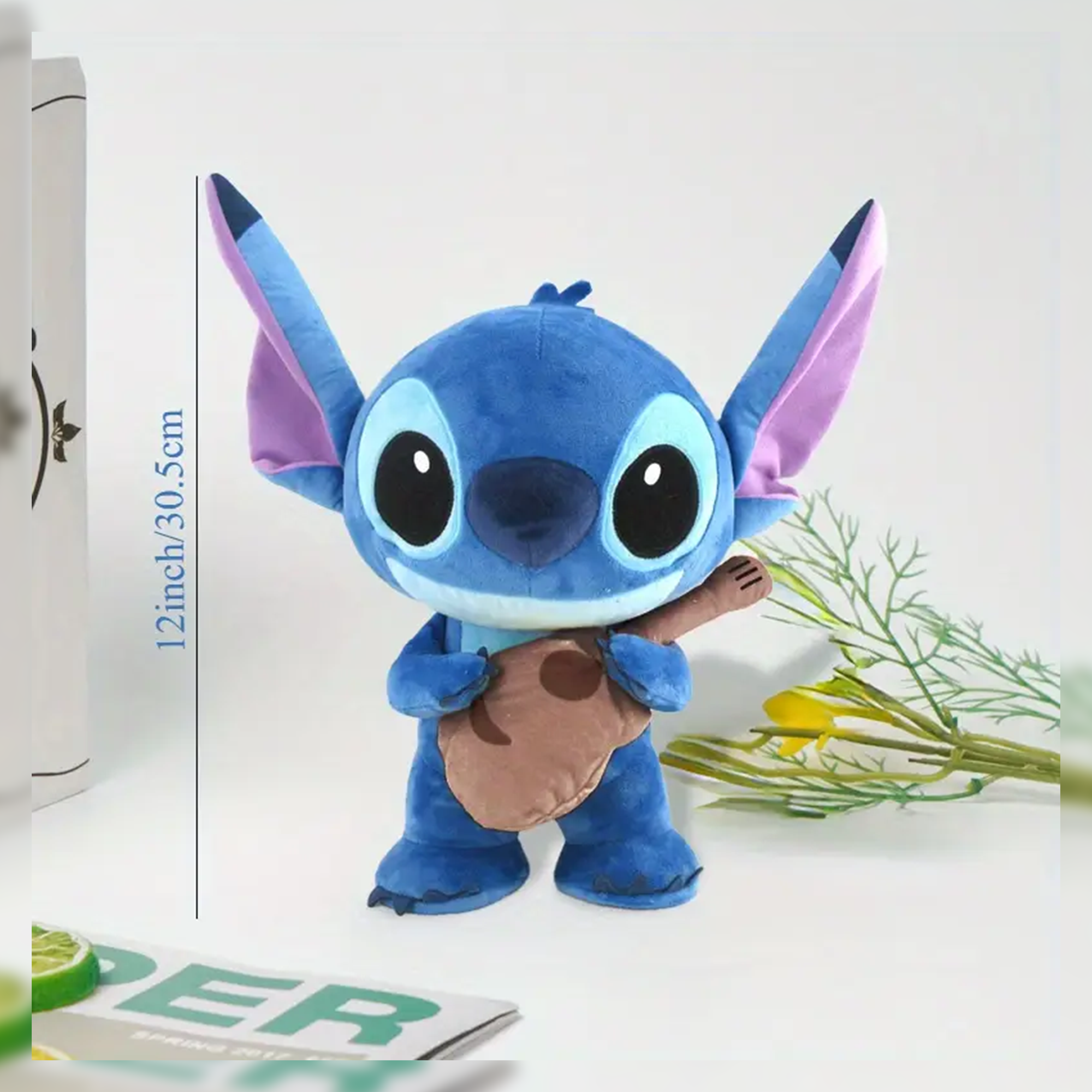 Stitch with Guitar Plush (12 Inch) - KOODOO