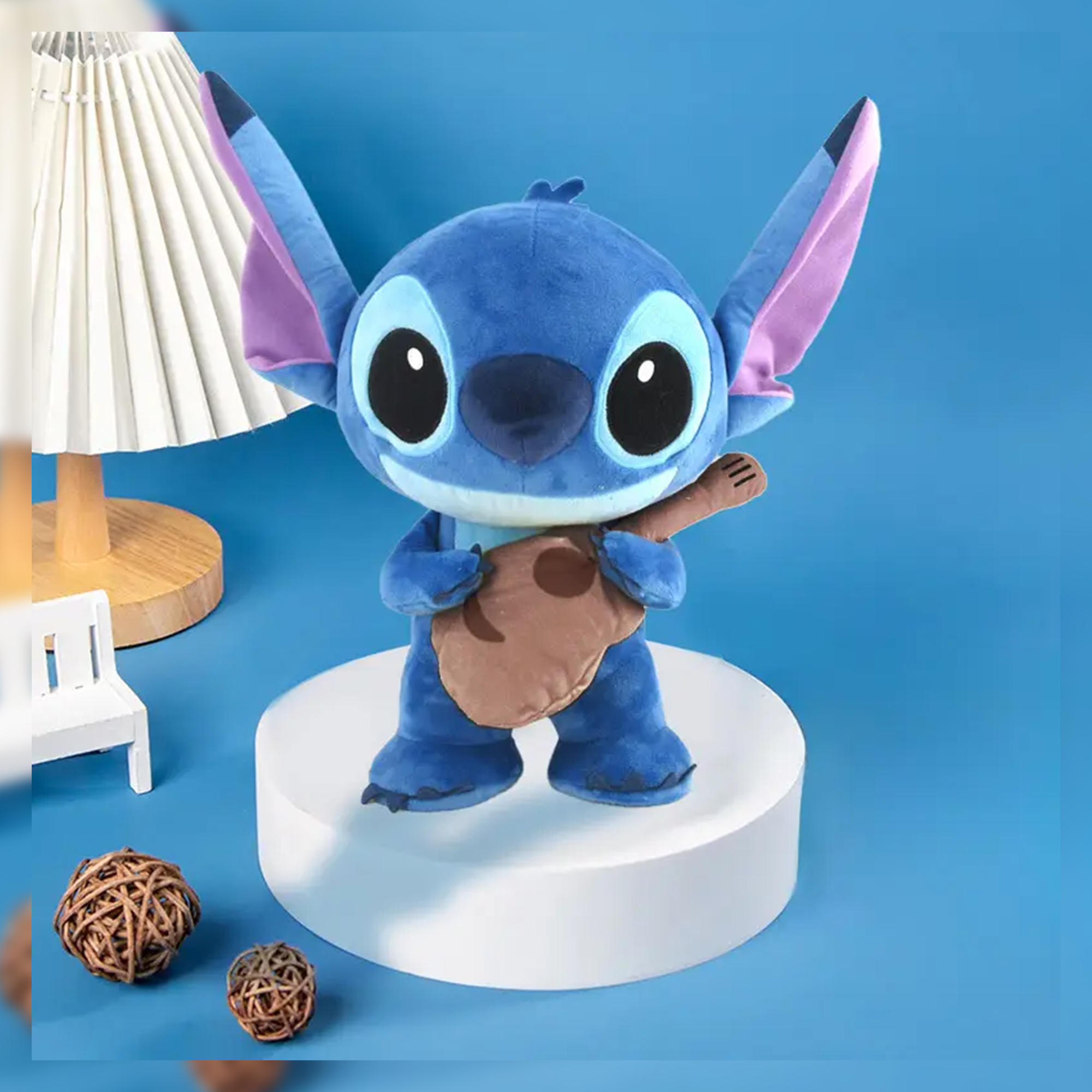 Stitch with Guitar Plush (12 Inch) - KOODOO