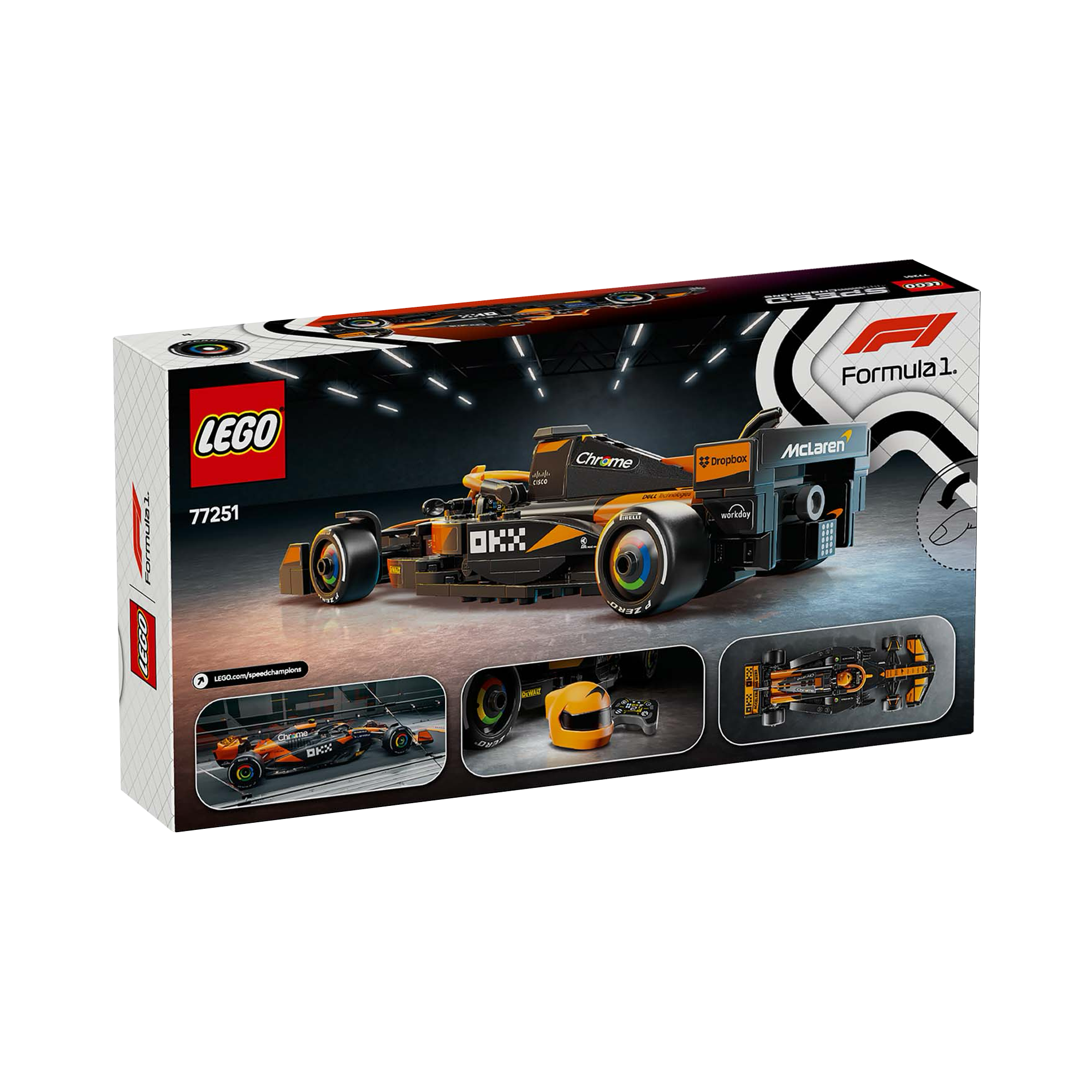 LEGO: Speed Champions McLaren F1® Team MCL38 Race Car (77251) - KOODOO